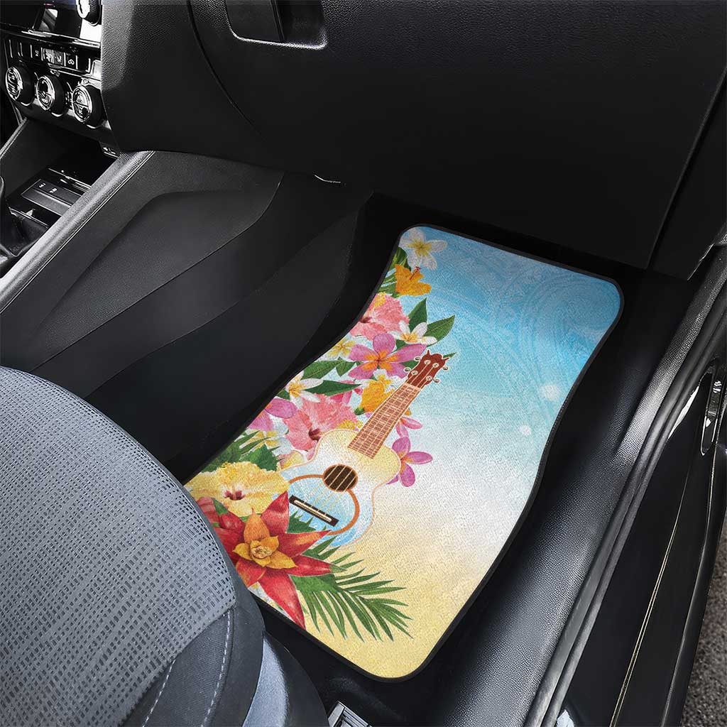 National Ukulele Day Car Mats Tropical Vibe