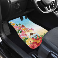 National Ukulele Day Car Mats Tropical Vibe