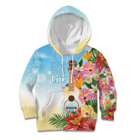 National Ukulele Day Kid Hoodie Tropical Vibe