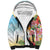 National Ukulele Day Sherpa Hoodie Tropical Vibe