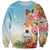 National Ukulele Day Sweatshirt Tropical Vibe
