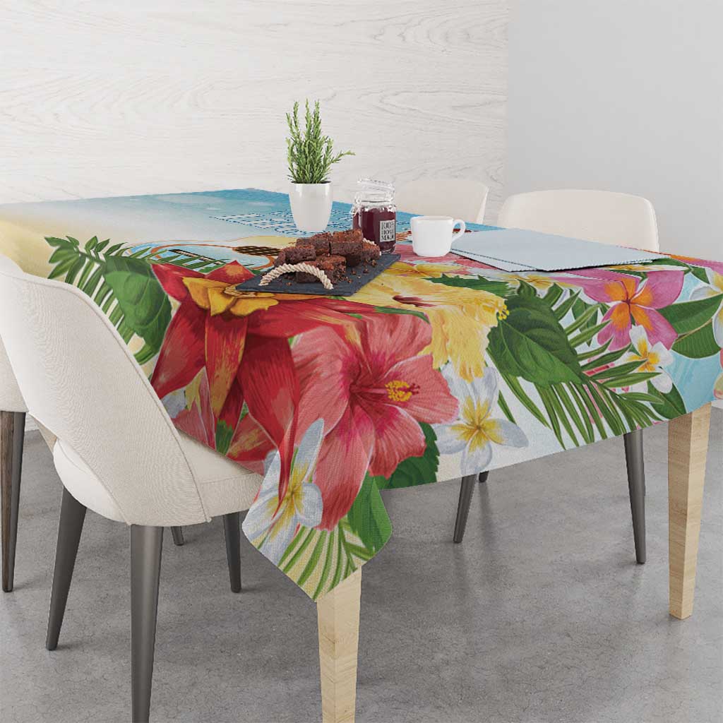 National Ukulele Day Tablecloth Tropical Vibe