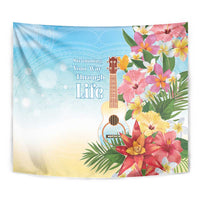 National Ukulele Day Tapestry Tropical Vibe