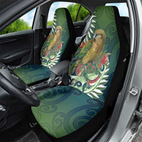 New Zealand Kea Bird Car Seat Cover With Maori Koru Fern - Polynesian Pride