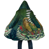 New Zealand Kea Bird Cloak With Maori Koru Fern - Polynesian Pride