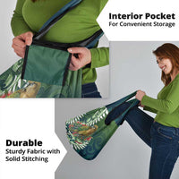 New Zealand Kea Bird Grocery Bag With Maori Koru Fern - Polynesian Pride