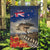 New Zealand ANZAC Day Garden Flag The Lonesome Pine With Soldier Fern LT05 Garden Flag Blue - Polynesian Pride