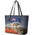 New Zealand ANZAC Day Leather Tote Bag The Lonesome Pine With Soldier Fern LT05 - Polynesian Pride