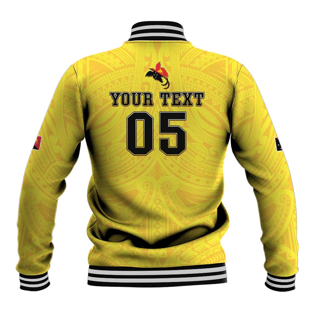 Papua New Guinea Rugby Custom Baseball Jacket Kumuls Heritage