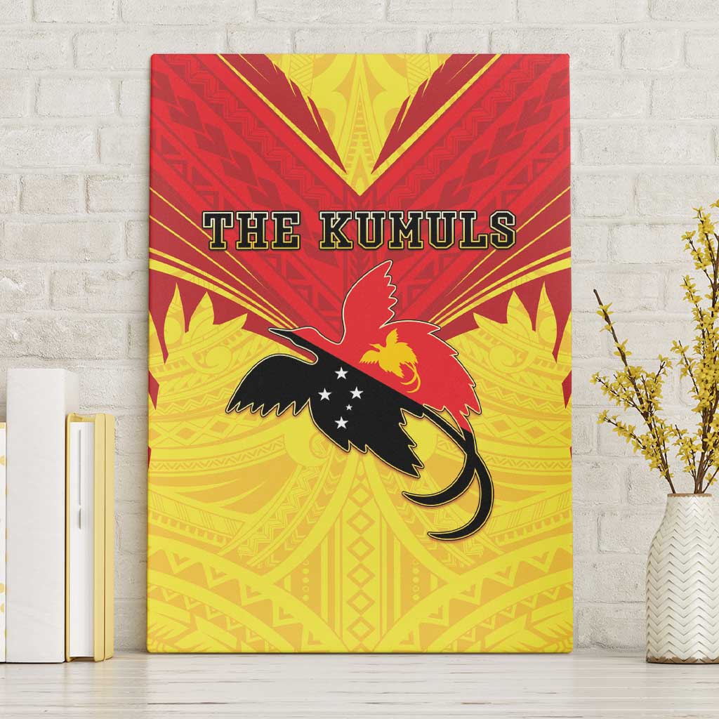 Papua New Guinea Rugby Canvas Wall Art Kumuls Heritage