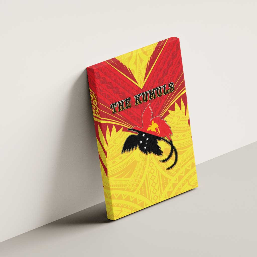Papua New Guinea Rugby Canvas Wall Art Kumuls Heritage
