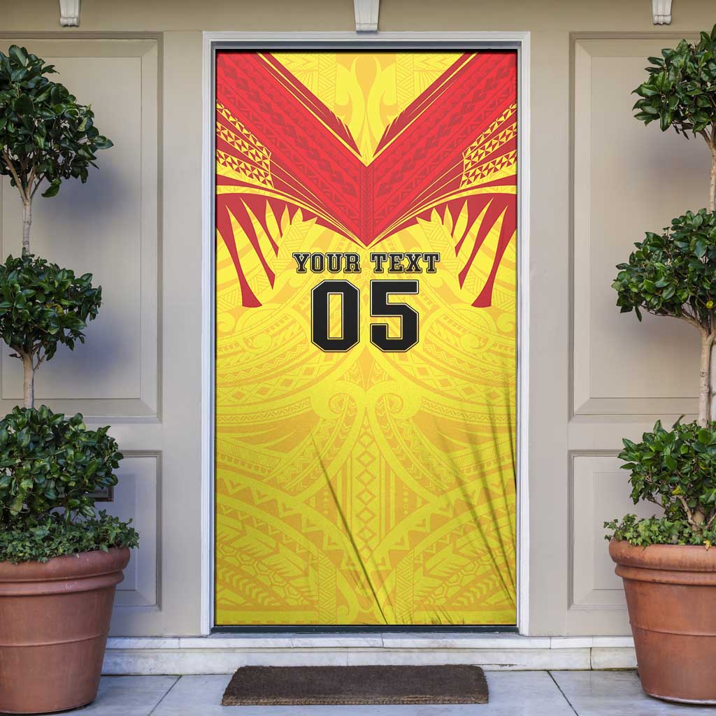 Papua New Guinea Rugby Custom Door Cover Kumuls Heritage