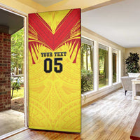 Papua New Guinea Rugby Custom Door Cover Kumuls Heritage