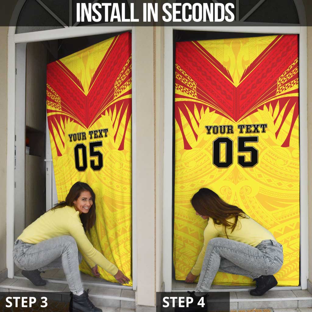 Papua New Guinea Rugby Custom Door Cover Kumuls Heritage