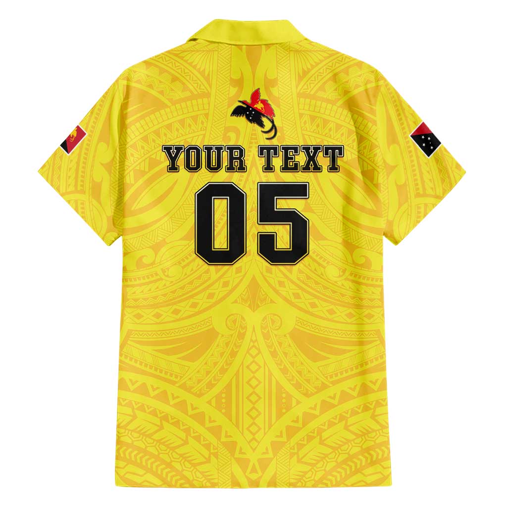 Papua New Guinea Rugby Custom Family Matching Off Shoulder Maxi Dress and Hawaiian Shirt Kumuls Heritage LT05 - Polynesian Pride