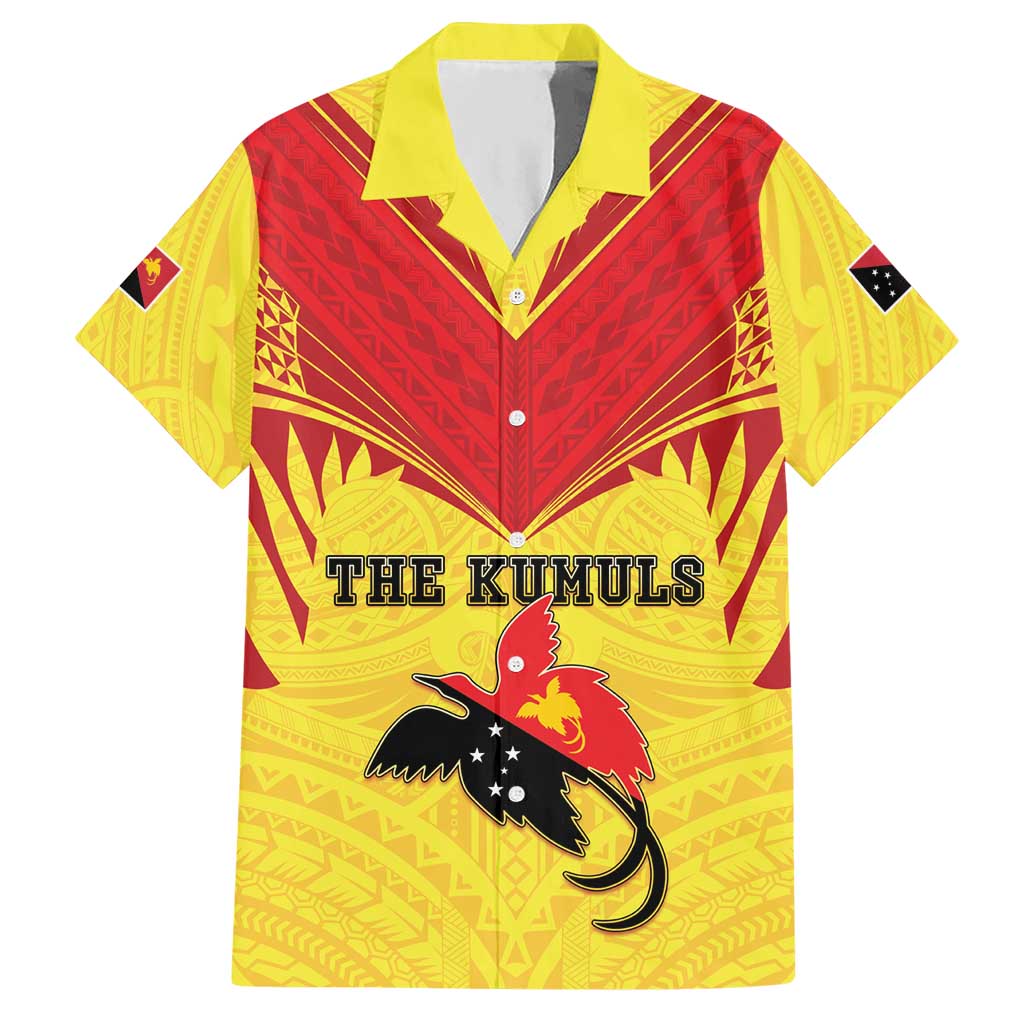 Papua New Guinea Rugby Custom Hawaiian Shirt Kumuls Heritage