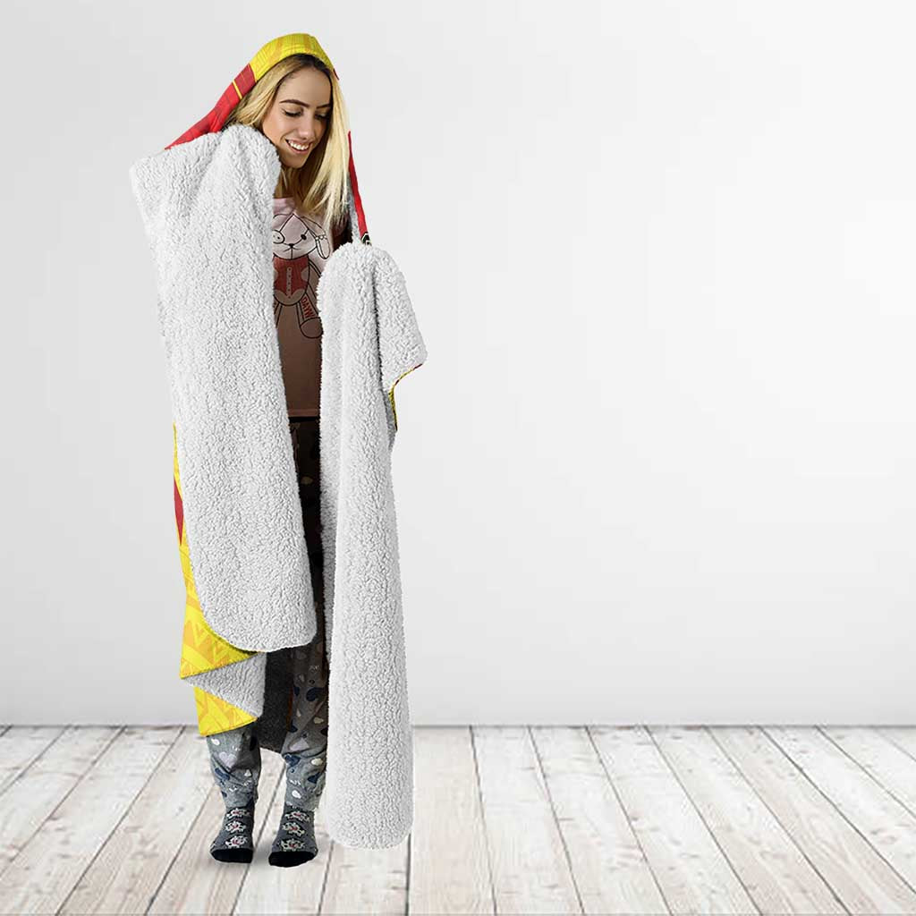 Papua New Guinea Rugby Hooded Blanket Kumuls Heritage