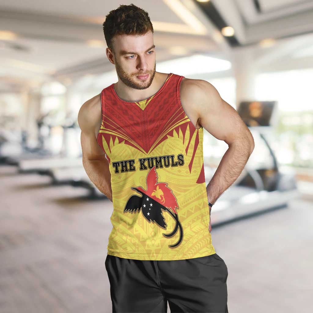 Papua New Guinea Rugby Custom Men Tank Top Kumuls Heritage