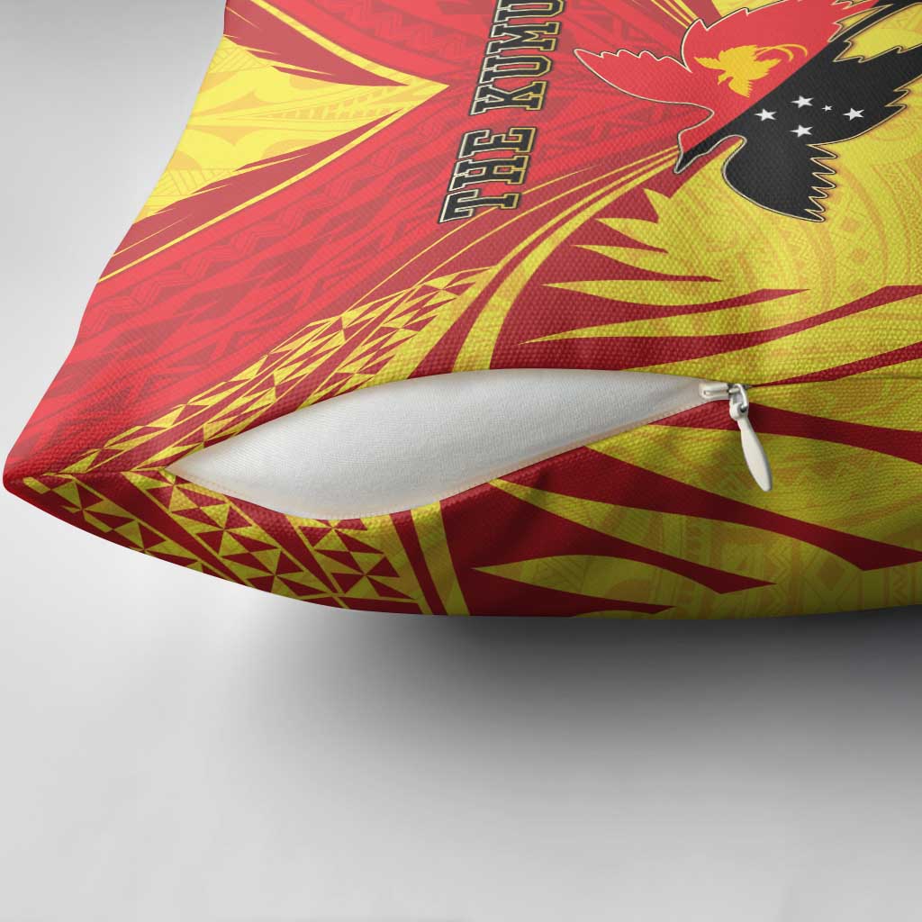 Papua New Guinea Rugby Pillow Cover Kumuls Heritage