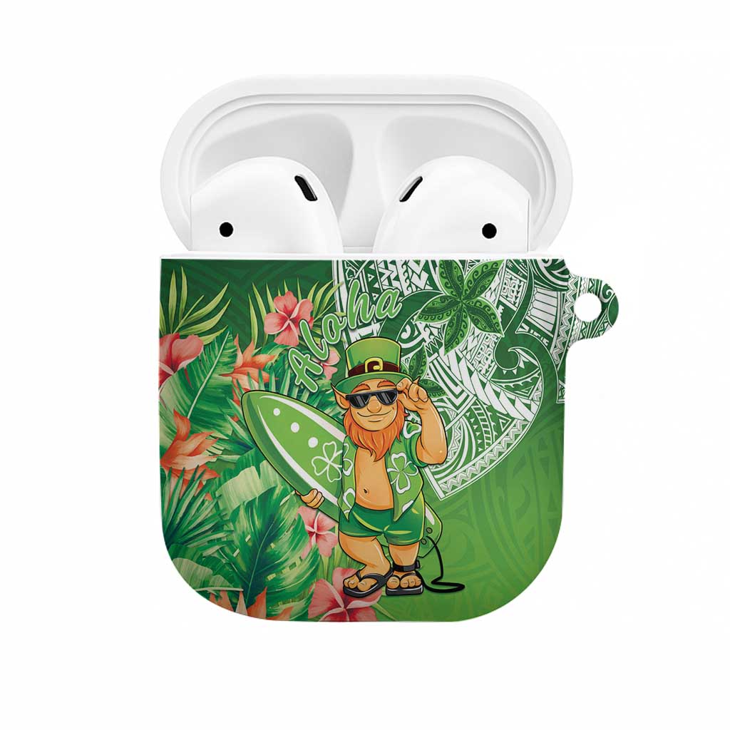 Aloha Hawaii St Patrick's Day AirPods Case Polynesian Style LT05 Green - Polynesian Pride