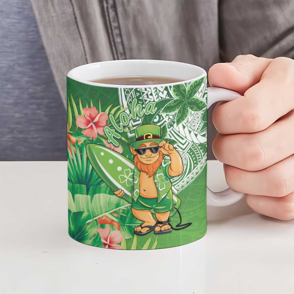 Aloha Hawaii St Patrick's Day Ceramic Mug Polynesian Style LT05 - Polynesian Pride