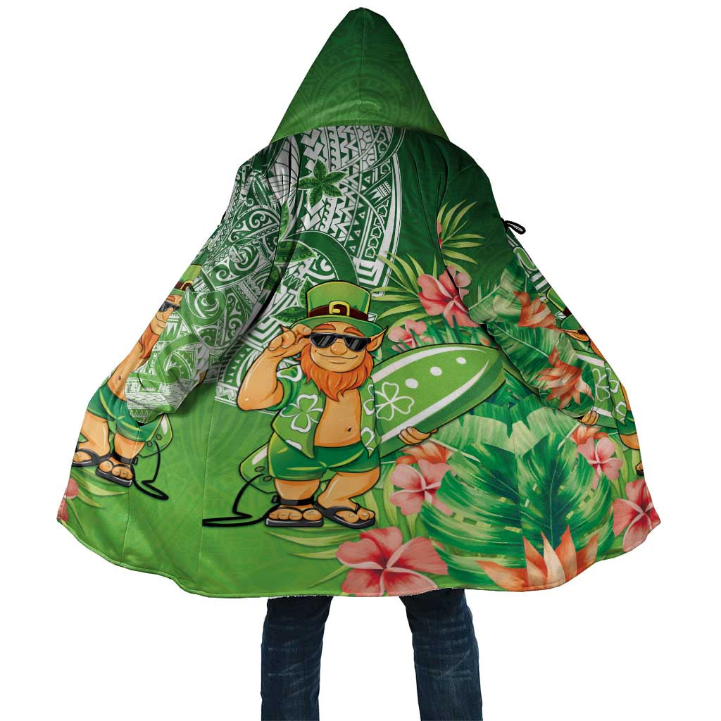 Aloha Hawaii St Patrick's Day Cloak Polynesian Style