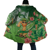Aloha Hawaii St Patrick's Day Cloak Polynesian Style