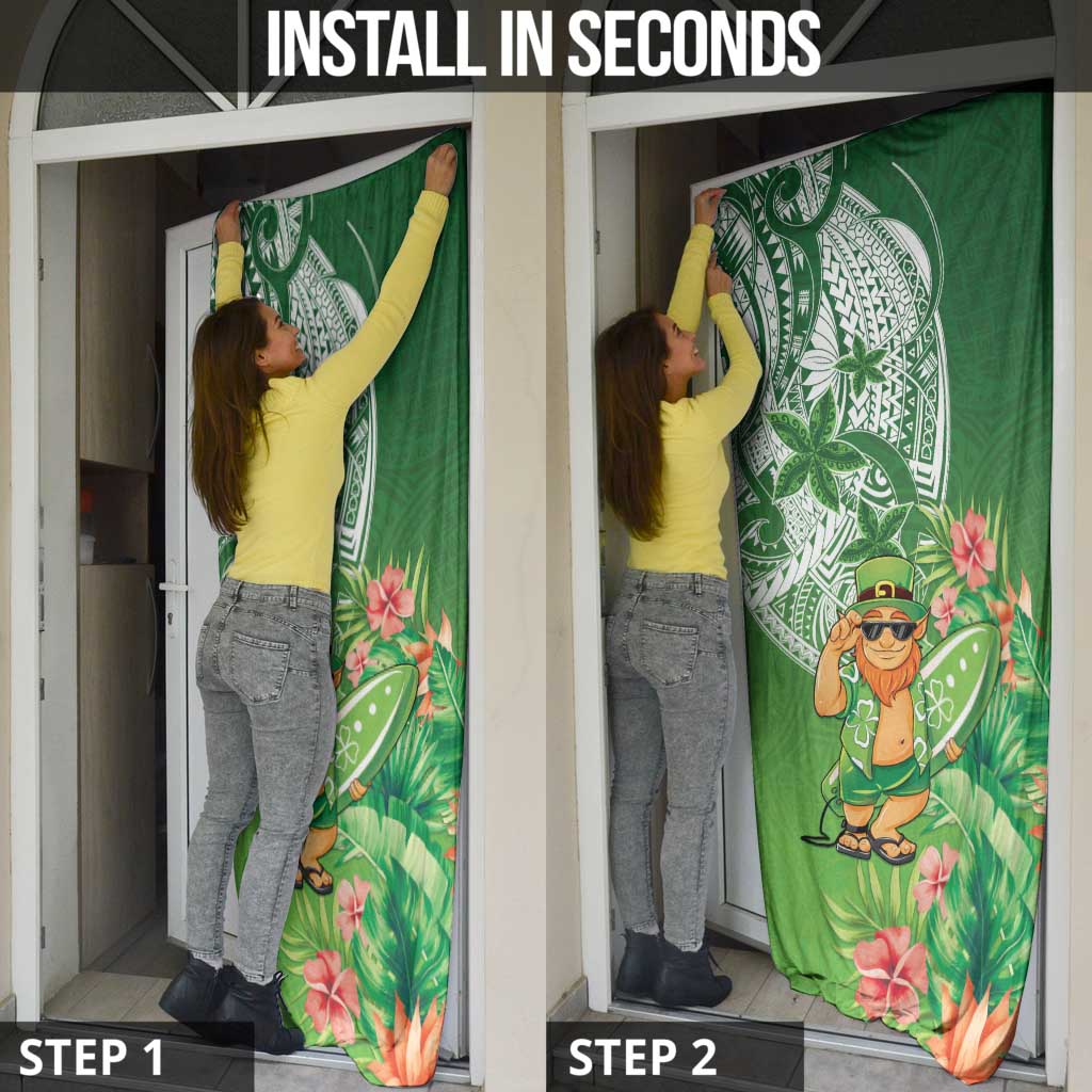 Aloha Hawaii St Patrick's Day Door Cover Polynesian Style LT05 - Polynesian Pride