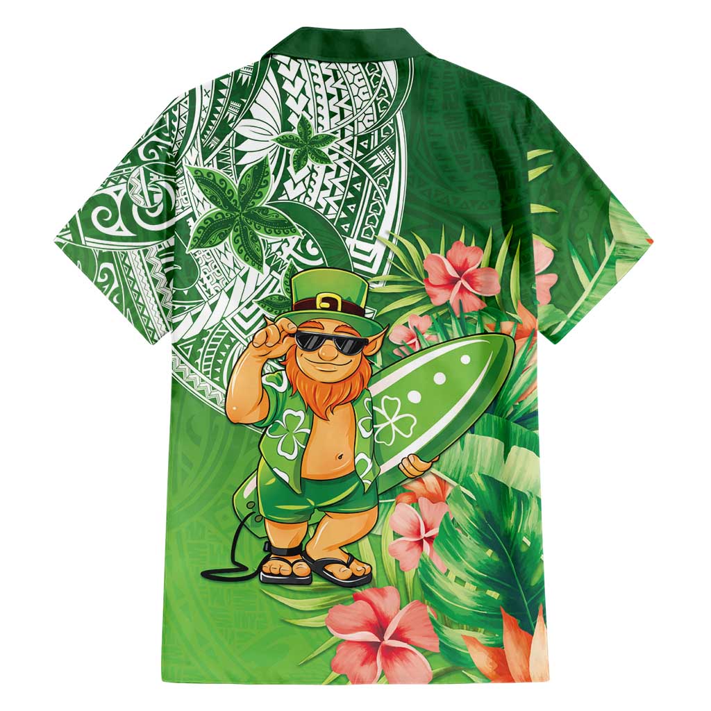 Aloha Hawaii St Patrick's Day Hawaiian Shirt Polynesian Style LT05 - Polynesian Pride