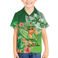 Aloha Hawaii St Patrick's Day Hawaiian Shirt Polynesian Style LT05 - Polynesian Pride