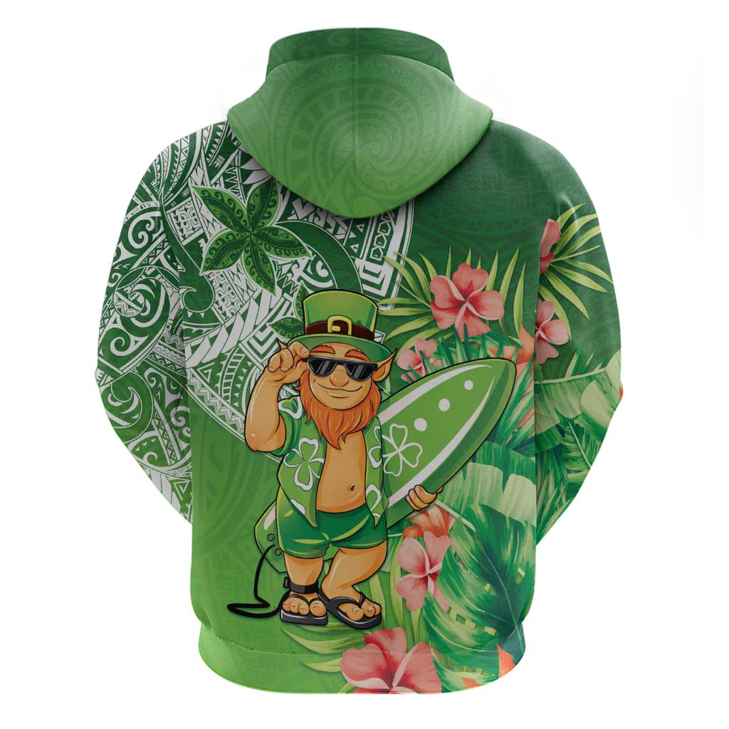 Aloha Hawaii St Patrick's Day Hoodie Polynesian Style LT05 - Polynesian Pride