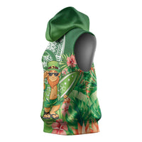 Aloha Hawaii St Patrick's Day Sleeveless Hoodie Polynesian Style LT05 - Polynesian Pride