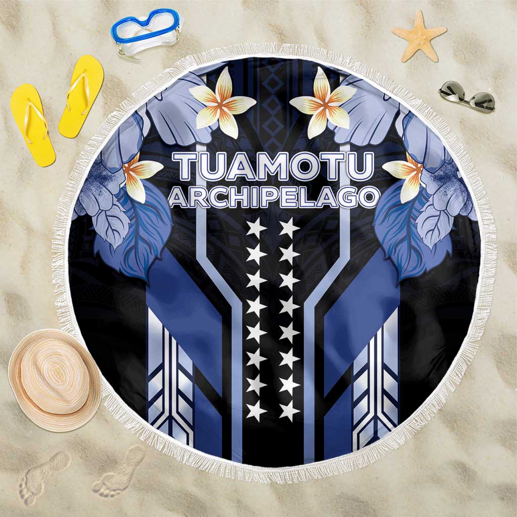 French Polynesia Tuamotu Archipelago Beach Blanket Polynesian Pattern Unique Style