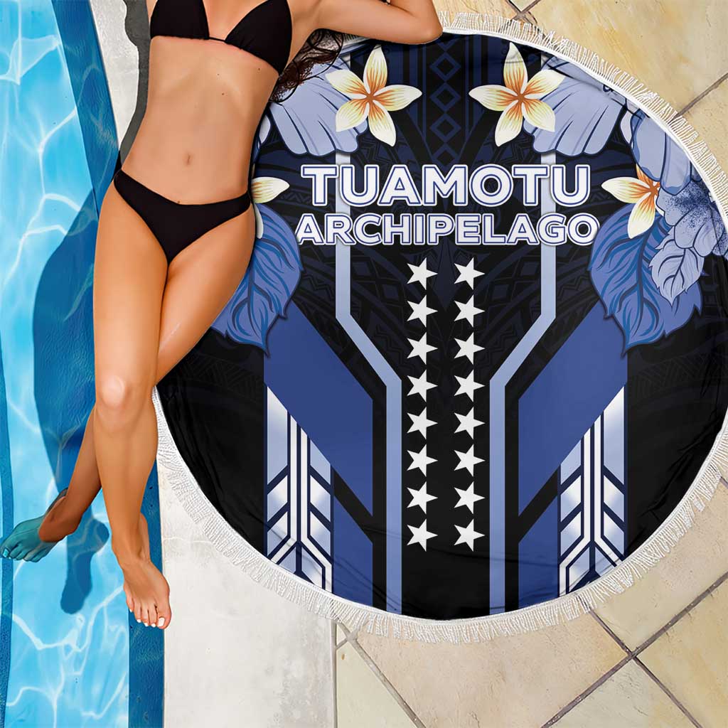 French Polynesia Tuamotu Archipelago Beach Blanket Polynesian Pattern Unique Style