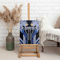 French Polynesia Tuamotu Archipelago Canvas Wall Art Polynesian Pattern Unique Style