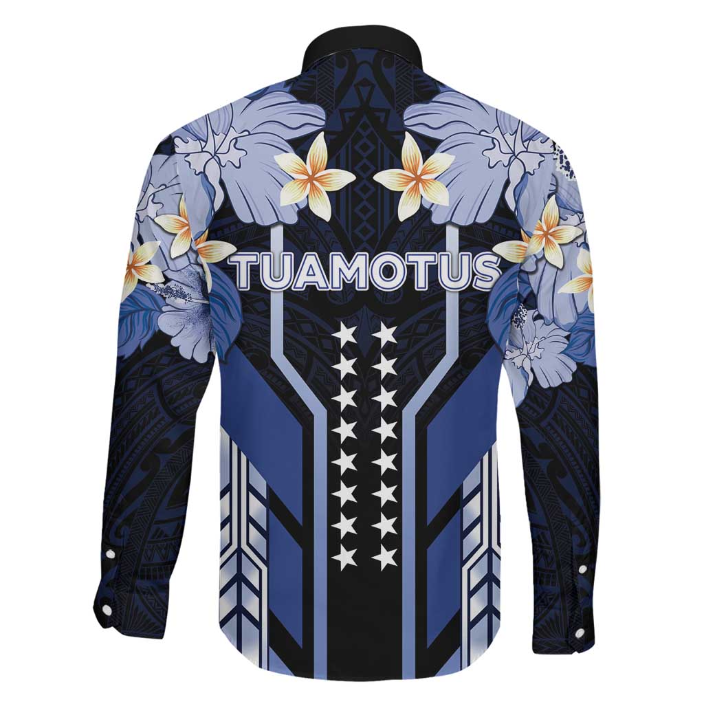 French Polynesia Tuamotu Archipelago Family Matching Off Shoulder Maxi Dress and Hawaiian Shirt Polynesian Pattern Unique Style