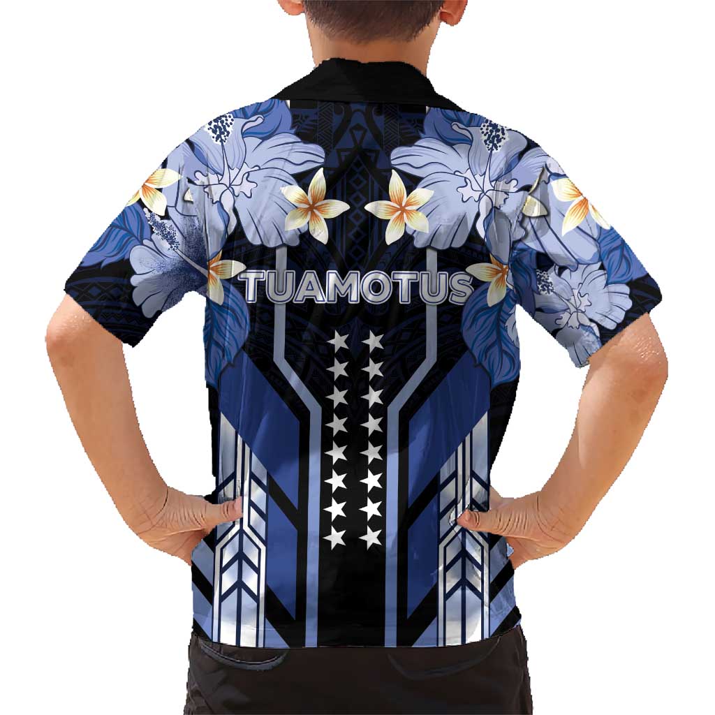 French Polynesia Tuamotu Archipelago Family Matching Off Shoulder Short Dress and Hawaiian Shirt Polynesian Pattern Unique Style