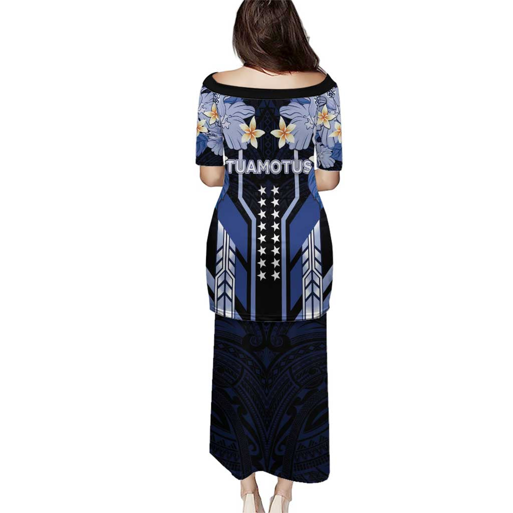French Polynesia Tuamotu Archipelago Family Matching Puletasi and Hawaiian Shirt Polynesian Pattern Unique Style LT05 - Polynesian Pride