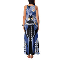 French Polynesia Tuamotu Archipelago Family Matching Tank Maxi Dress and Hawaiian Shirt Polynesian Pattern Unique Style