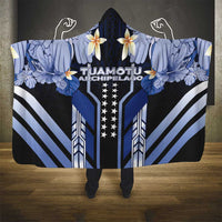 French Polynesia Tuamotu Archipelago Hooded Blanket Polynesian Pattern Unique Style