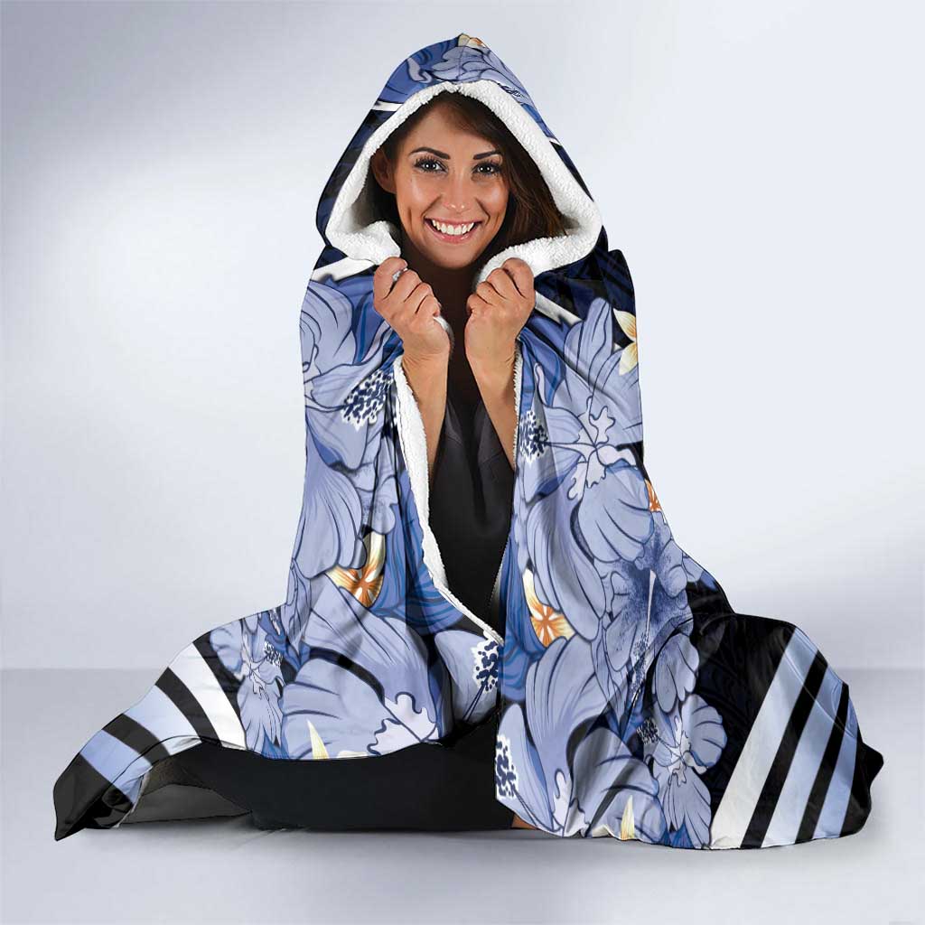 French Polynesia Tuamotu Archipelago Hooded Blanket Polynesian Pattern Unique Style
