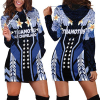 French Polynesia Tuamotu Archipelago Hoodie Dress Polynesian Pattern Unique Style