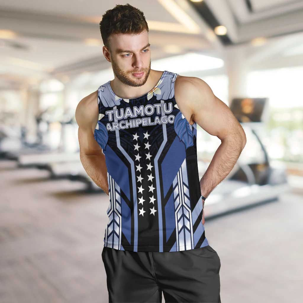 French Polynesia Tuamotu Archipelago Men Tank Top Polynesian Pattern Unique Style