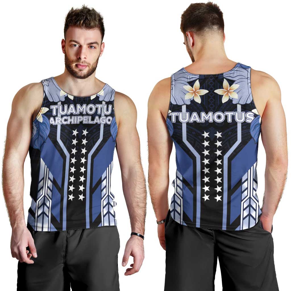 French Polynesia Tuamotu Archipelago Men Tank Top Polynesian Pattern Unique Style