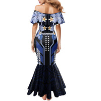 French Polynesia Tuamotu Archipelago Mermaid Dress Polynesian Pattern Unique Style