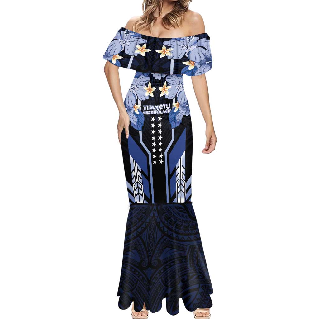 French Polynesia Tuamotu Archipelago Mermaid Dress Polynesian Pattern Unique Style