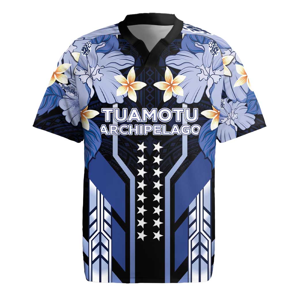 French Polynesia Tuamotu Archipelago Rugby Jersey Polynesian Pattern Unique Style