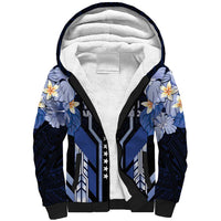 French Polynesia Tuamotu Archipelago Sherpa Hoodie Polynesian Pattern Unique Style LT05 Unisex Navy - Polynesian Pride