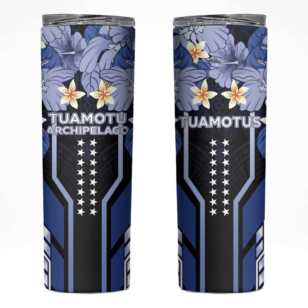 French Polynesia Tuamotu Archipelago Skinny Tumbler Polynesian Pattern Unique Style