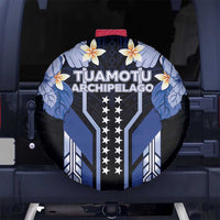 French Polynesia Tuamotu Archipelago Spare Tire Cover Polynesian Pattern Unique Style LT05 No hole Navy - Polynesian Pride